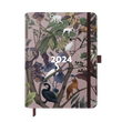 Load image into Gallery viewer, 2024 Notebook Planner A5 Evergreen Rose