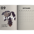 Load image into Gallery viewer, 2024 Notebook Planner A5 Evergreen Heron