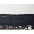 Load image into Gallery viewer, 2024 Weekly Deskpad Planner Evergreen 3.5" x 12" Navy
