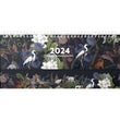 Load image into Gallery viewer, 2024 Weekly Deskpad Planner Evergreen 3.5" x 12" Navy