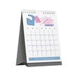 Load image into Gallery viewer, 2025 Desk Calendar Wonky Shapes Inner Worlds 6" x 8"