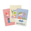 Load image into Gallery viewer, 2025 Pocket Notebook Set Wonky Shapes Inner Worlds 3.5"x5.25"