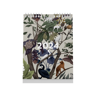 2024 Wall Calendar Evergreen 12" x 18"
