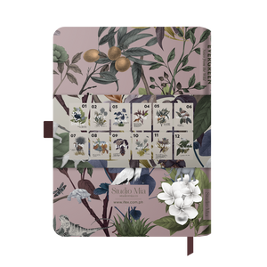 2024 Notebook Planner A5 Evergreen Rose