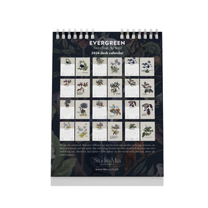 2024 Desk Calendar Evergreen 6" x 8"