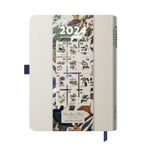 2024 Notebook Planner A5 Evergreen Heron