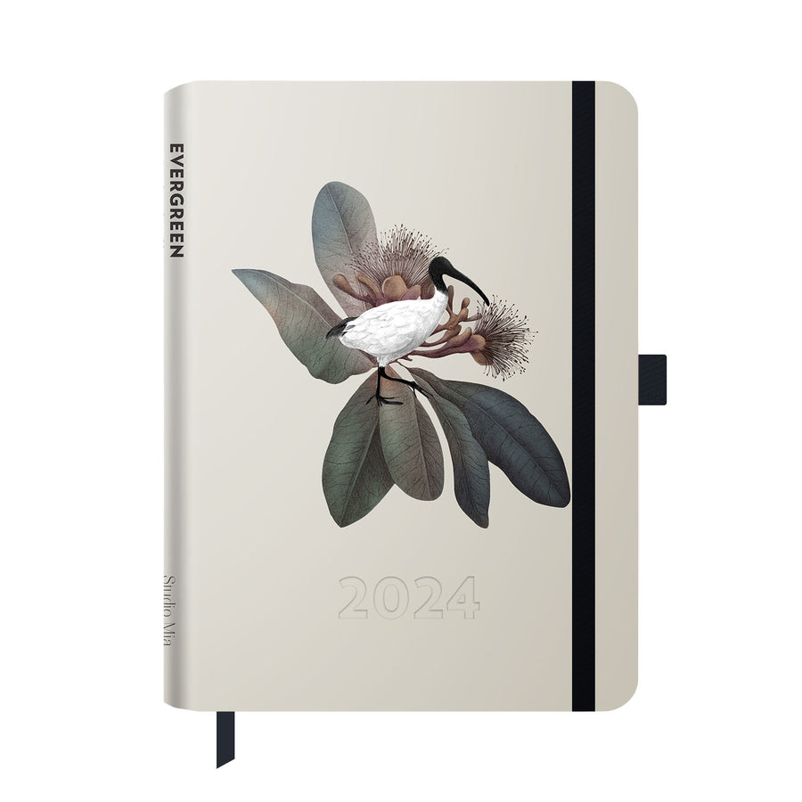 2024 Notebook Planner A5 Evergreen Ibis