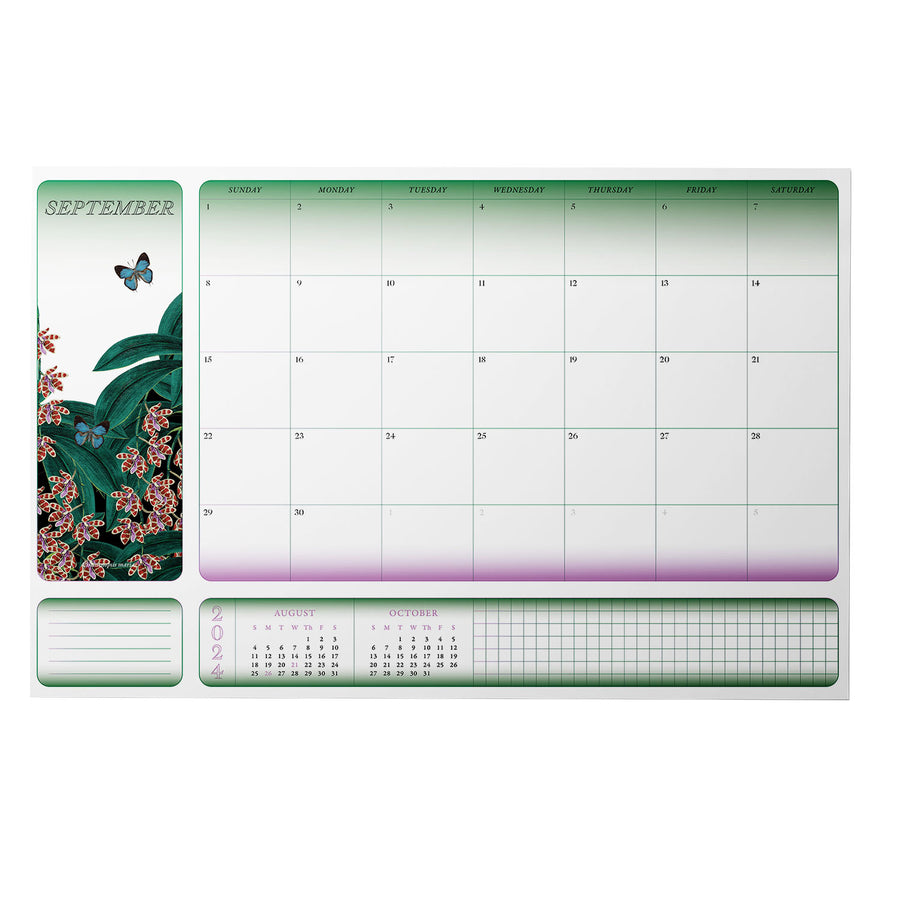 2024 Monthly Deskpad Planner The Flora & Fauna of the Philippines 11" x 17"