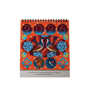 2025 Desk Calendar The Flora & Fauna of the Philippines 7" x 7"