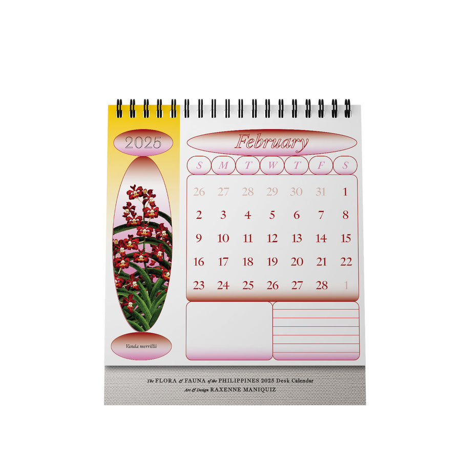 2025 Desk Calendar The Flora & Fauna of the Philippines 7" x 7"