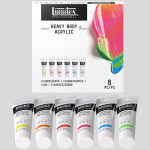 Liquitex HB Acrylic Fluorescent Color Set 6 x 59 ml