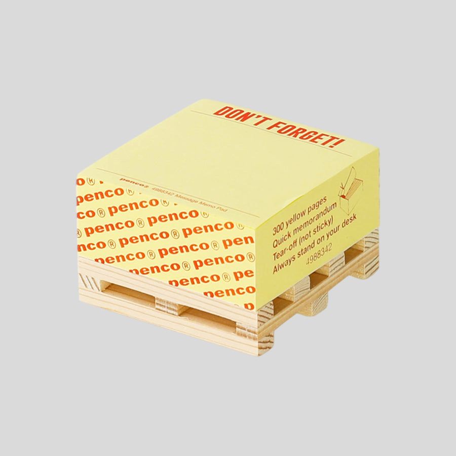 Penco Memo Block on Pallet