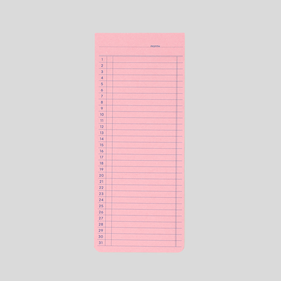 Penco Sticky Memo Pad Monthly