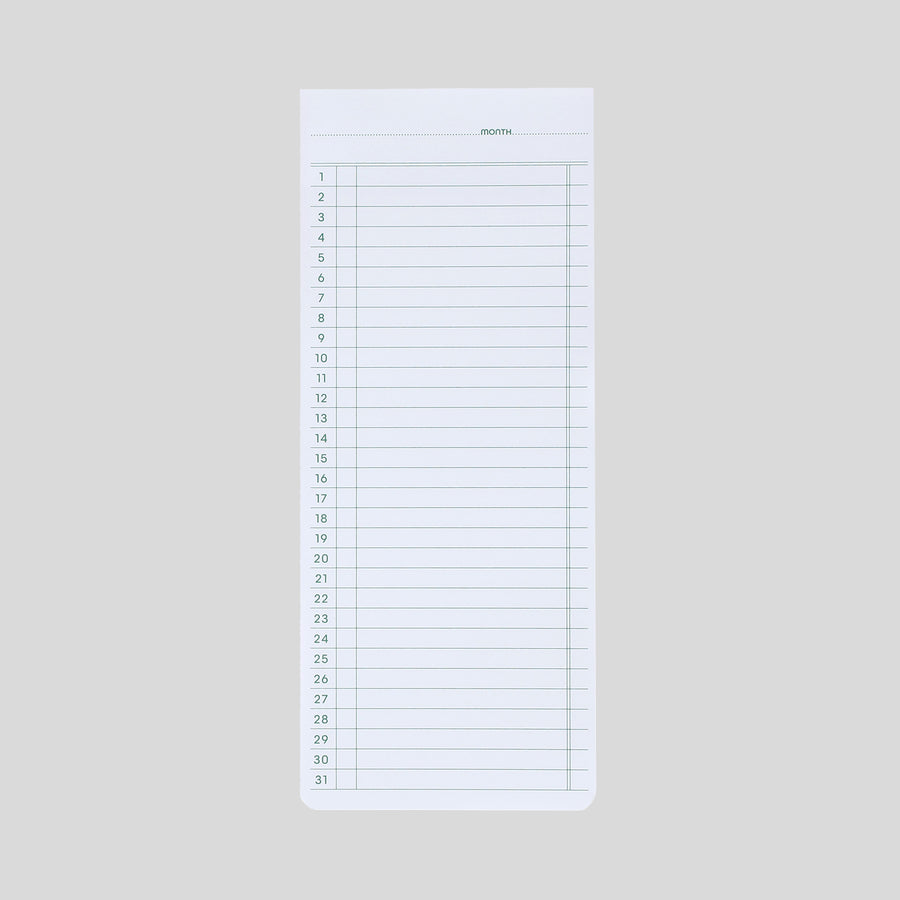 Penco Sticky Memo Pad Monthly