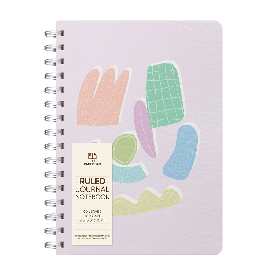 2025 Ltd Ed Paper Bar NB A5 Wonky Shapes Inner Worlds