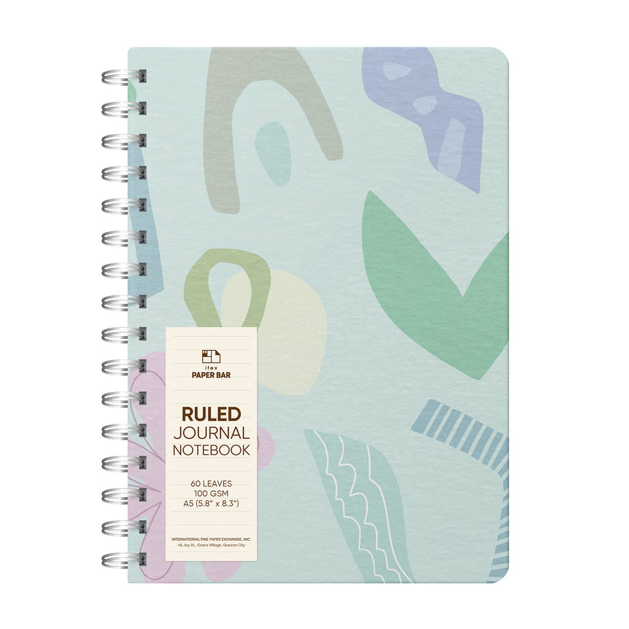 2025 Ltd Ed Paper Bar NB A5 Wonky Shapes Inner Worlds