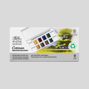 Winsor & Newton Cotman Watercolor 8HP Landscape Pocket Set