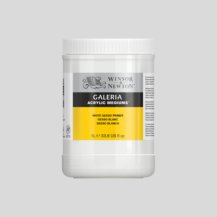 Winsor & Newton Galeria White Gesso Primer 1 Litre