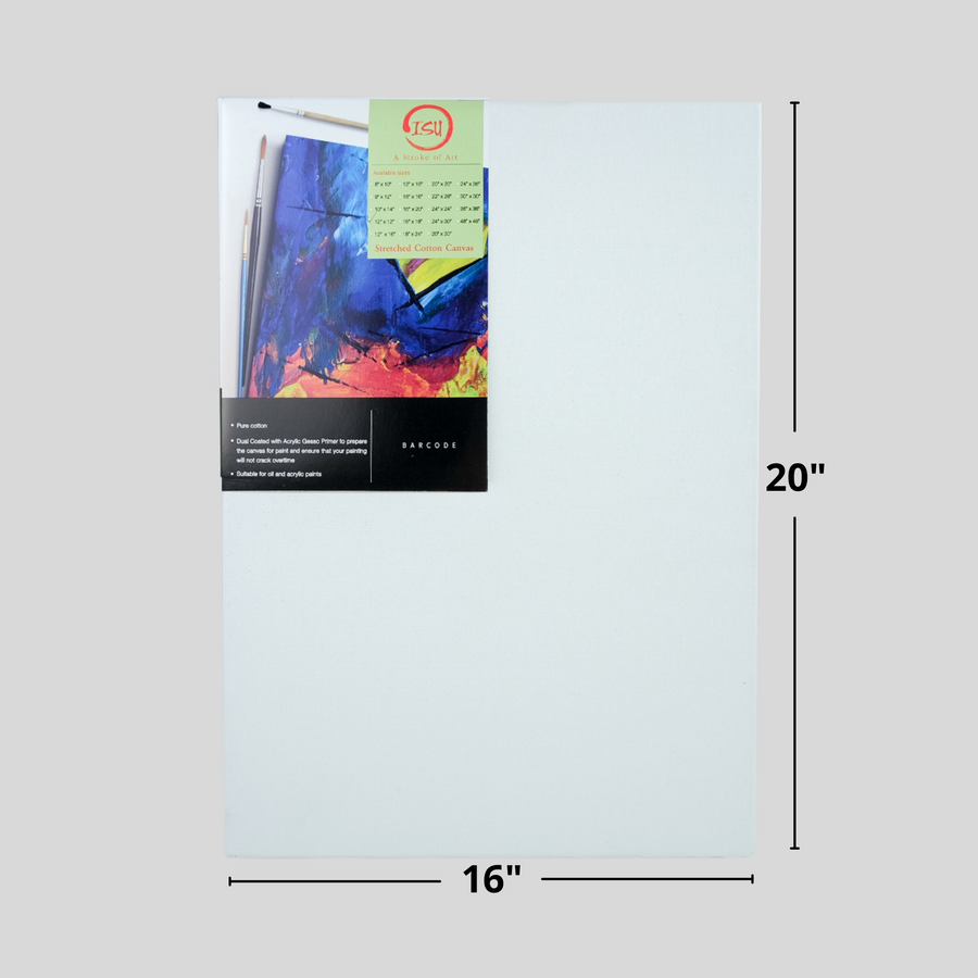 ISU Stretched Canvas Board Cotton