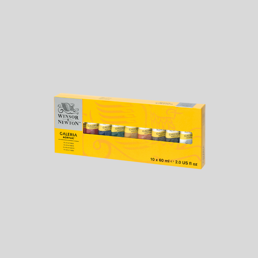 Winsor & Newton Galeria Acrylic Color 10 x 60ml Tube Set