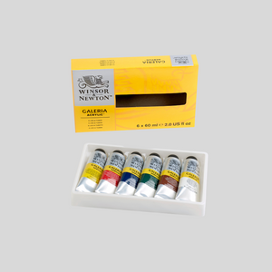 Winsor & Newton Galeria Acrylic Color 6 x 60 Basic Tube Set