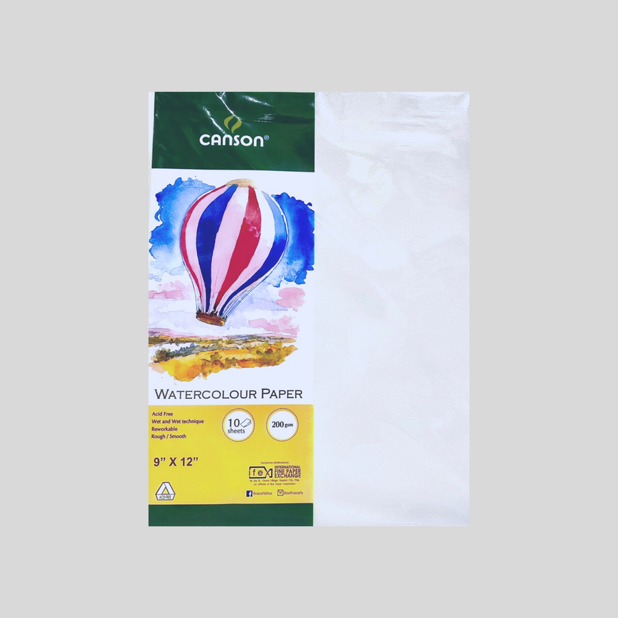 Canson Watercolor Paper 200gsm
