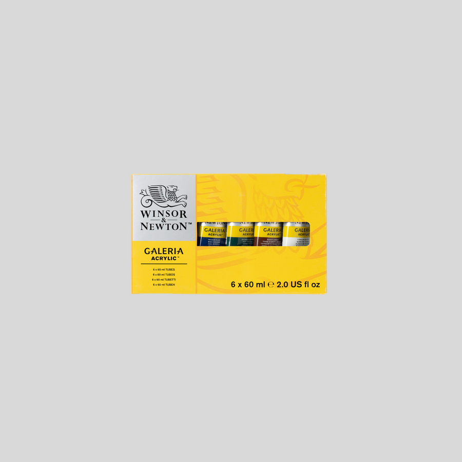 Winsor & Newton Galeria Acrylic Color 6 x 60 Basic Tube Set