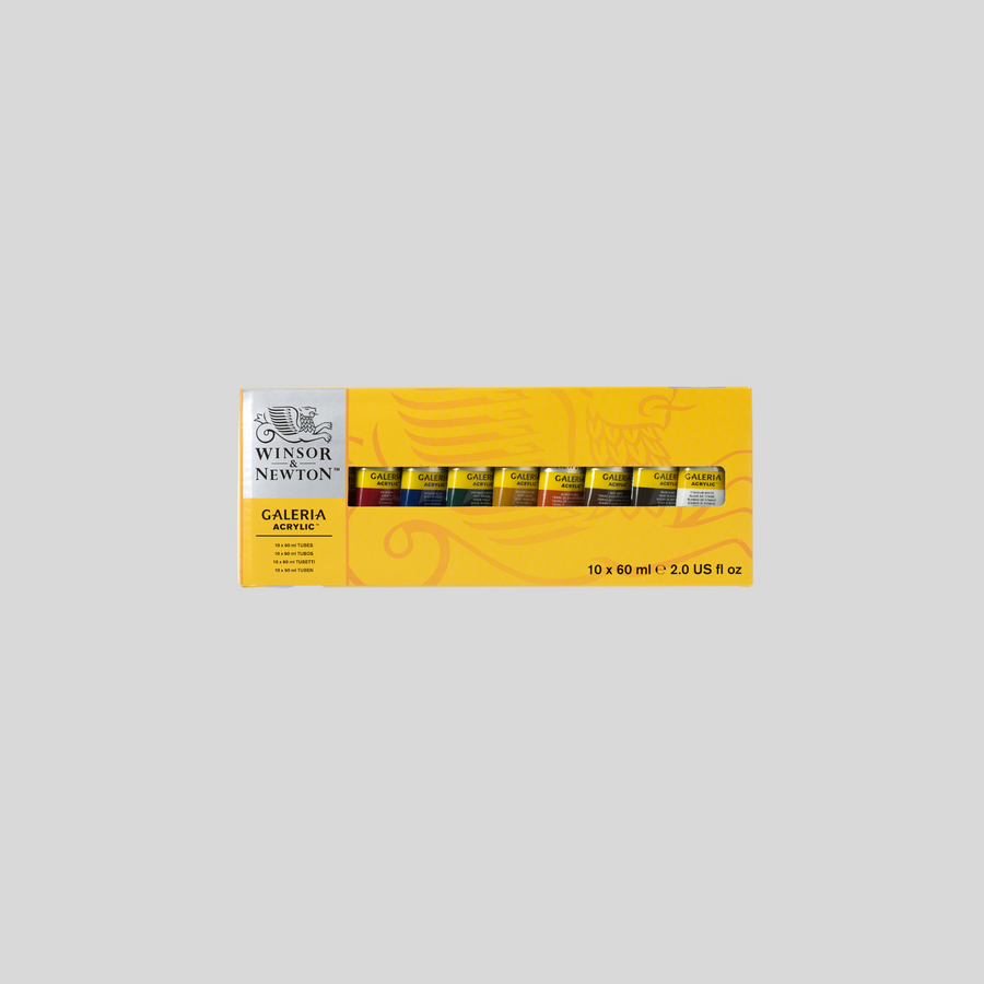 Winsor & Newton Galeria Acrylic Color 10 x 60ml Tube Set