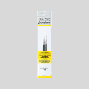 Winsor & Newton Acrylic Foundation Brush Pack