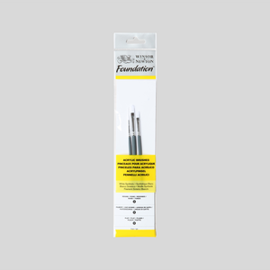 Winsor & Newton Acrylic Foundation Brush Pack