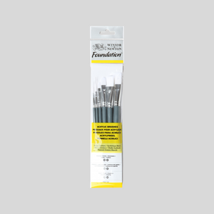 Winsor & Newton Acrylic Foundation Brush Pack