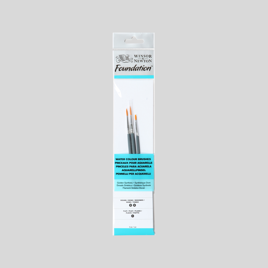 Winsor & Newton Water Colour Foundation Brush Pack