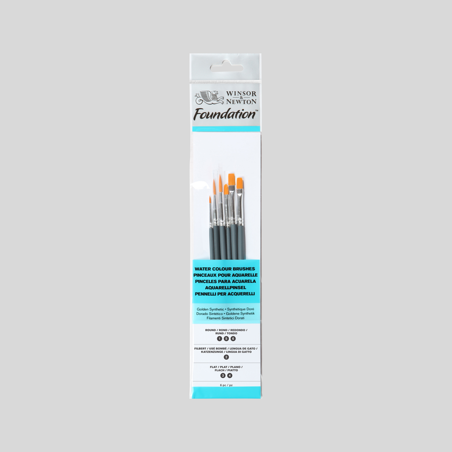 Winsor & Newton Water Colour Foundation Brush Pack