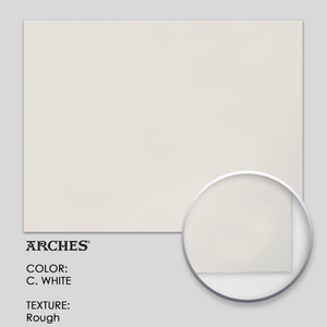 Arches Rough 22` x 29-7/8` C. White