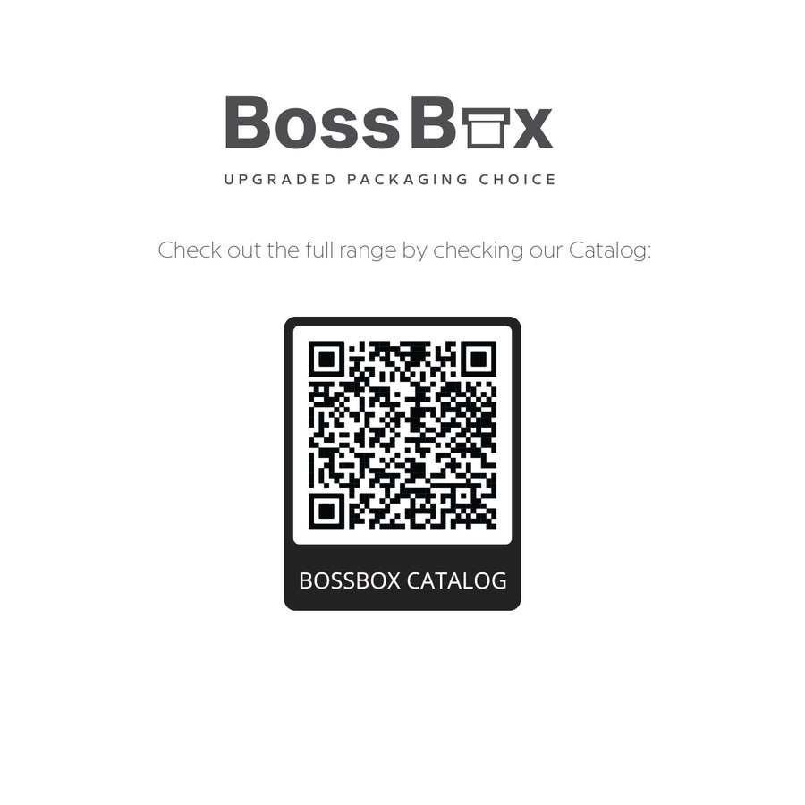 Bossbox S2 6" x 6" x 3" Plain Pre-formed Ready-to-Use Boxes (5pcs/20pcs)