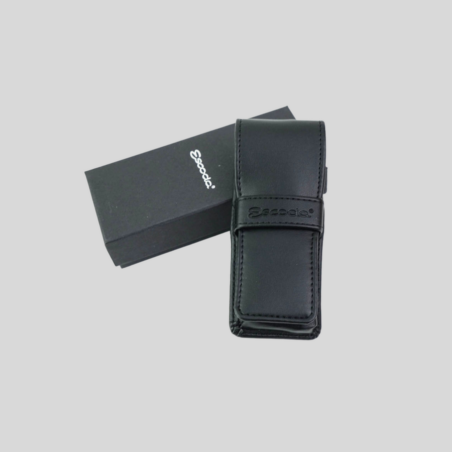 Escoda Perla 3 Travel Brush Set in Leather Case