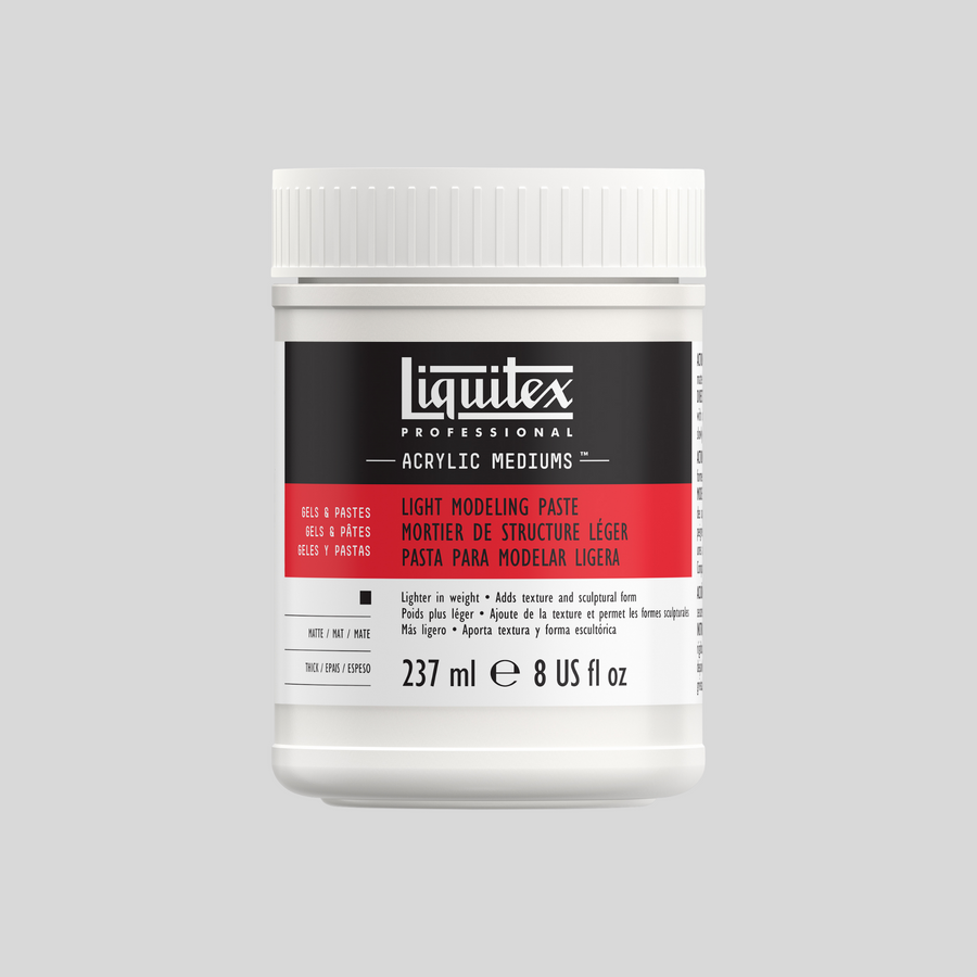 Liquitex Light Heavy Body Modelling Paste (Gel Medium) 237 ml