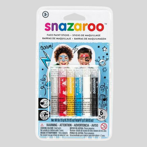 Snazaroo Face Painting Sticks 6's