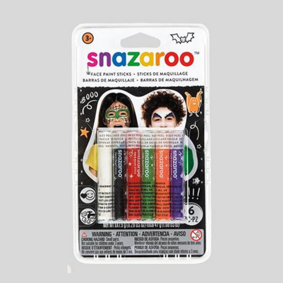 Snazaroo Face Painting Sticks 6's