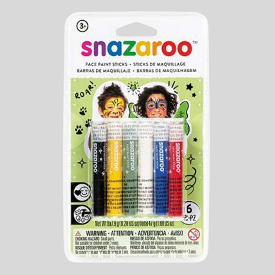 Snazaroo Face Painting Sticks 6's