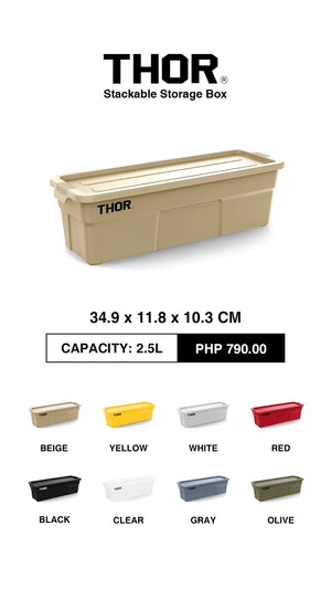 THOR Mini Limo Stackable Storage Box 2.5 Liters