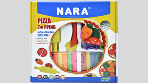 Nara Non-Drying Dough; 12 Colors, 12 round sticks 160g